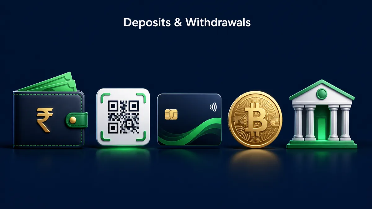 1Win UPI deposits and withdrawals