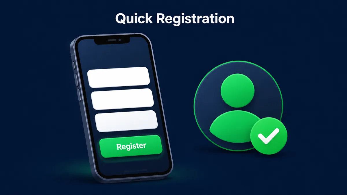 1Win registration and login on iPhone