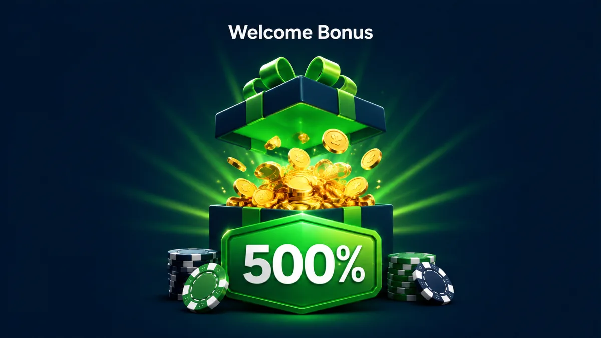 1Win 500% welcome bonus